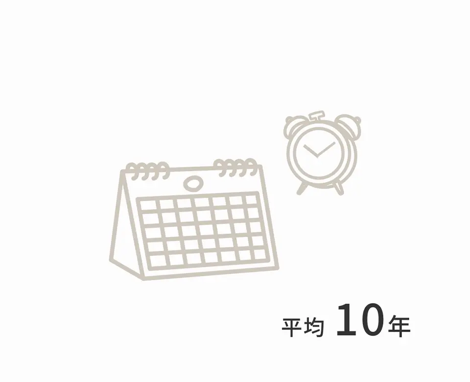 継続勤務年数イメージ