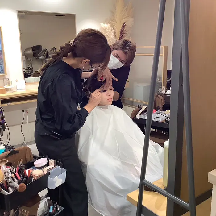 EJINBARA1979の施術風景